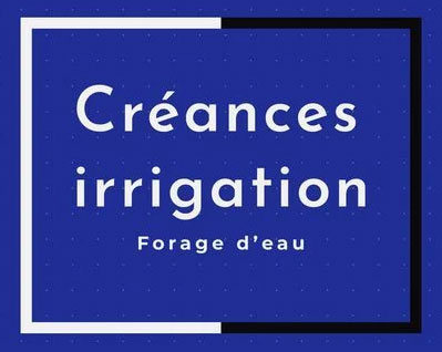 Créances Irrigation